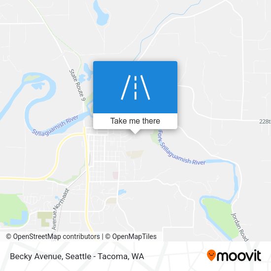 Becky Avenue map