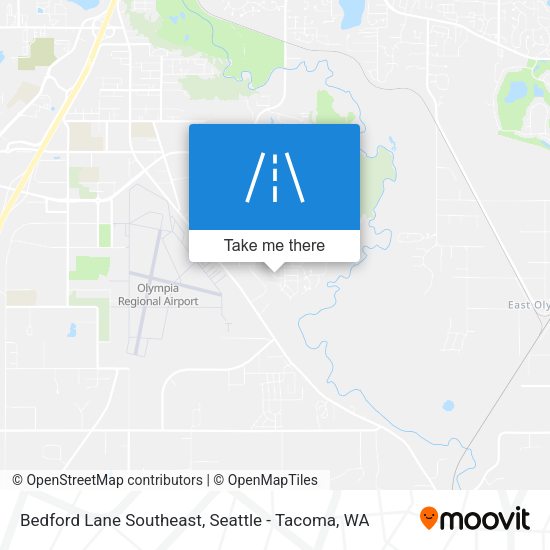 Bedford Lane Southeast map
