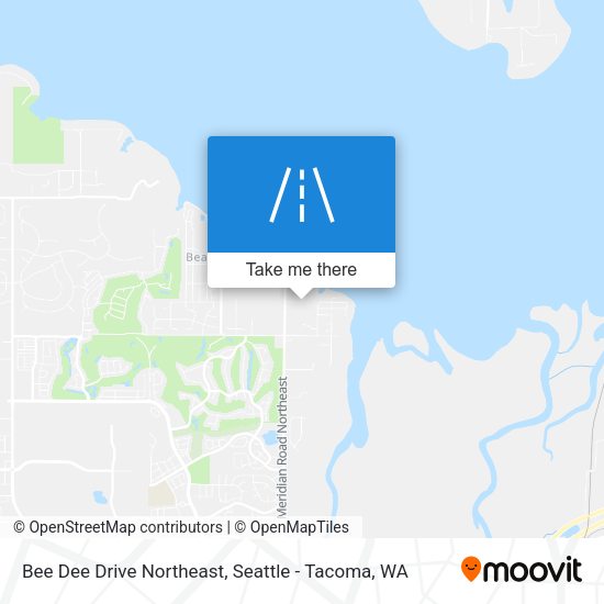 Bee Dee Drive Northeast map