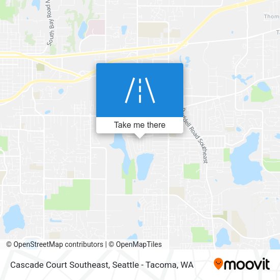 Cascade Court Southeast map