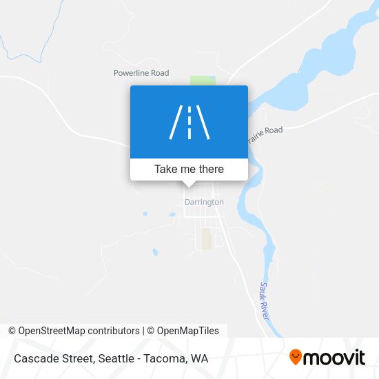 Mapa de Cascade Street