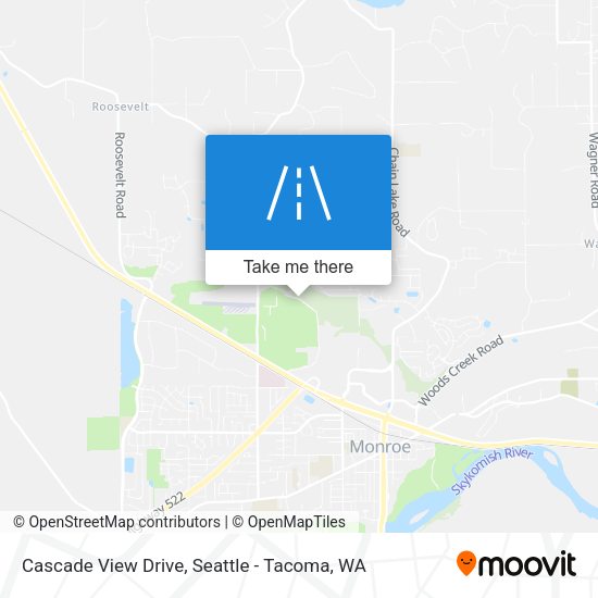 Mapa de Cascade View Drive