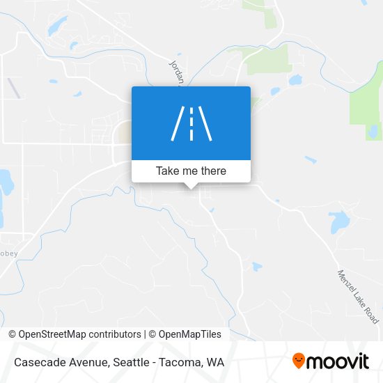 Mapa de Casecade Avenue