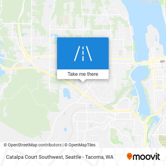 Mapa de Catalpa Court Southwest