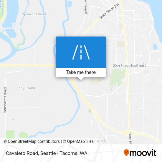 Mapa de Cavalero Road