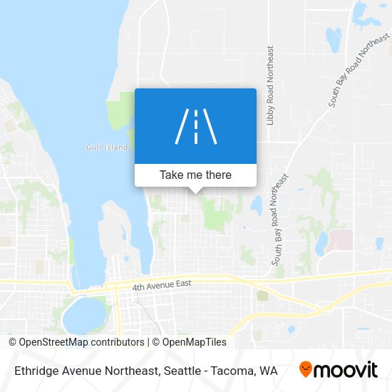 Ethridge Avenue Northeast map