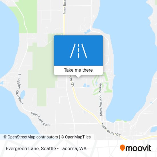 Mapa de Evergreen Lane