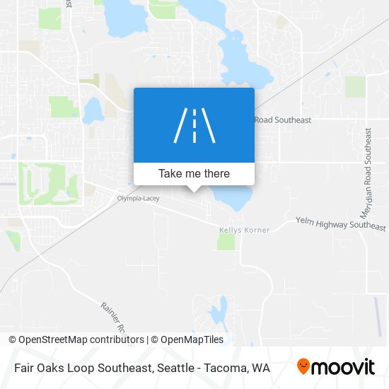 Fair Oaks Loop Southeast map