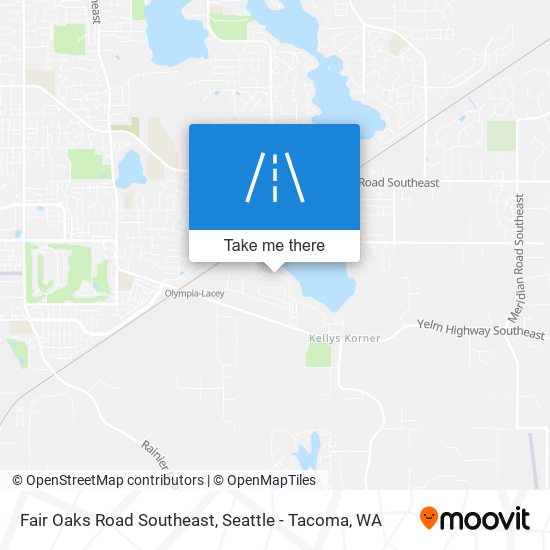 Fair Oaks Road Southeast map