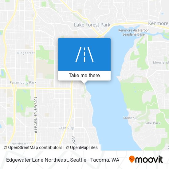Edgewater Lane Northeast map