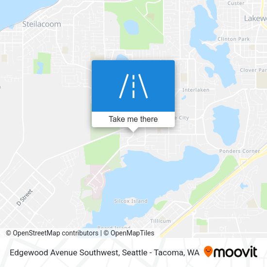 Edgewood Avenue Southwest map