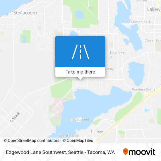 Edgewood Lane Southwest map
