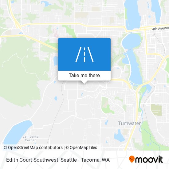 Mapa de Edith Court Southwest