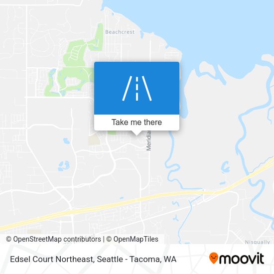 Mapa de Edsel Court Northeast