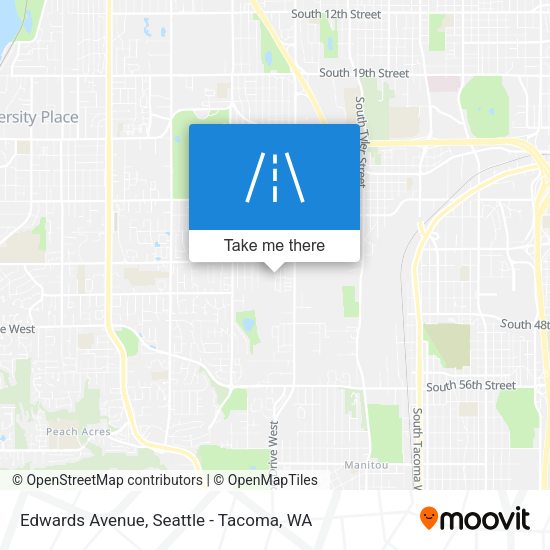 Edwards Avenue map