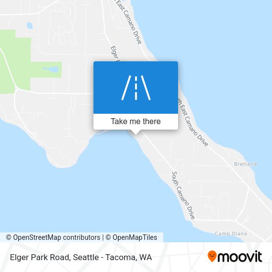 Elger Park Road map