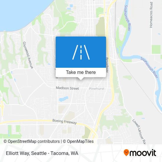 Mapa de Elliott Way
