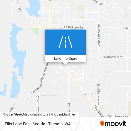 Ellis Lane East map