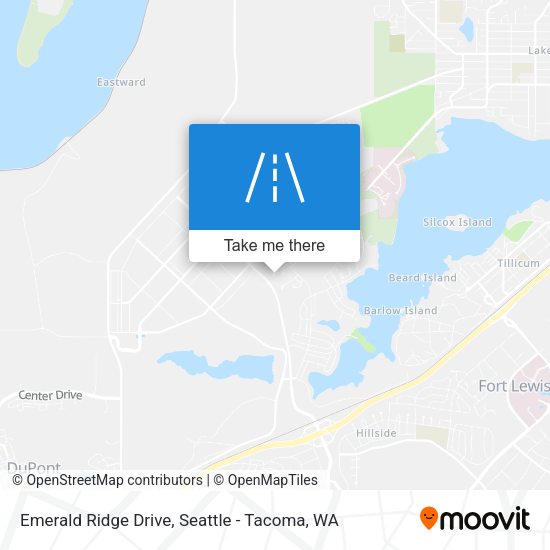 Emerald Ridge Drive map