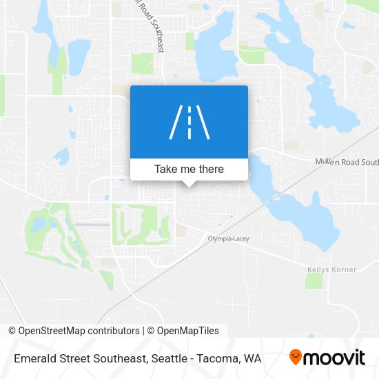 Mapa de Emerald Street Southeast