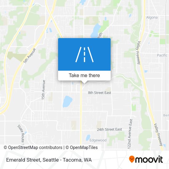Emerald Street map