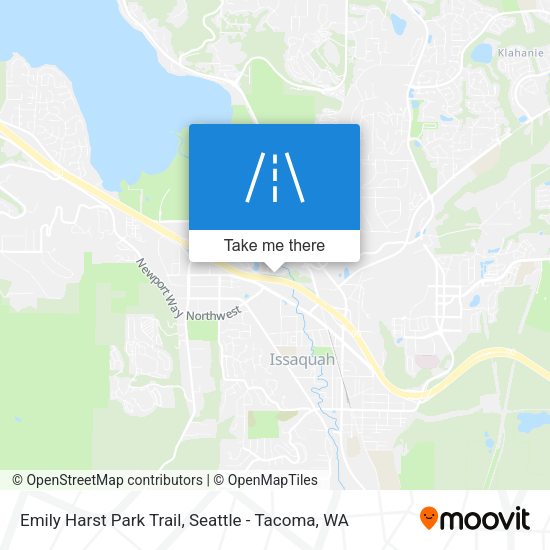 Emily Harst Park Trail map