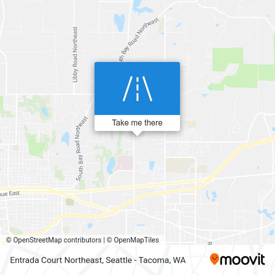 Mapa de Entrada Court Northeast