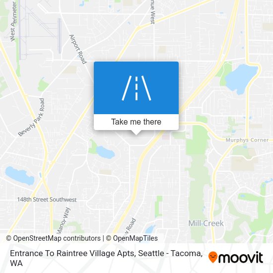 Mapa de Entrance To Raintree Village Apts