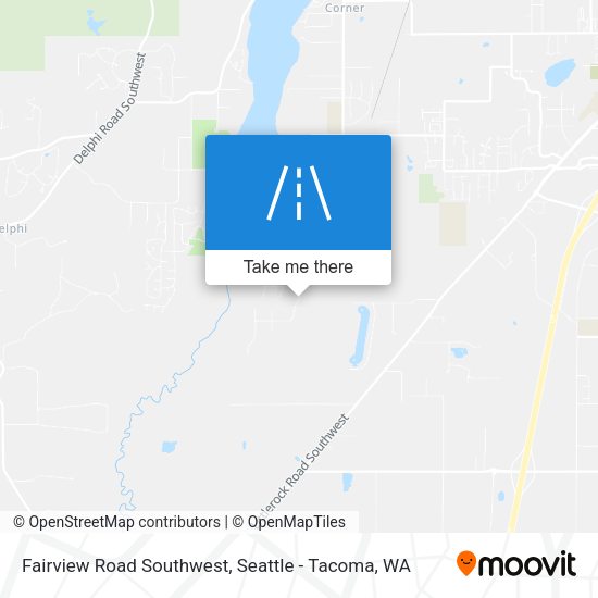 Fairview Road Southwest map