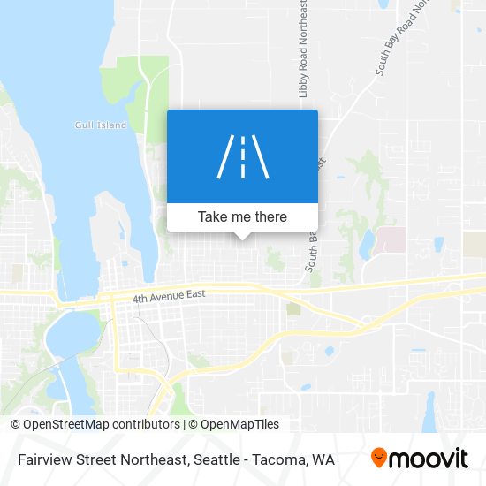 Mapa de Fairview Street Northeast