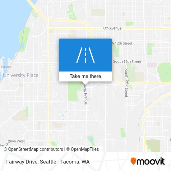 Fairway Drive map