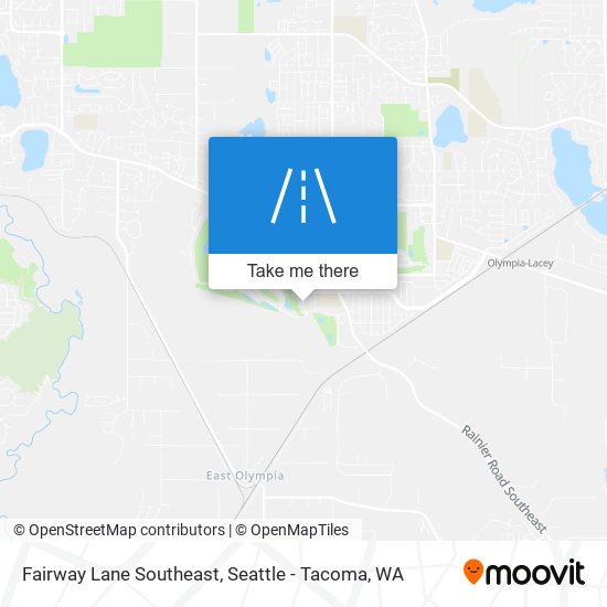 Fairway Lane Southeast map