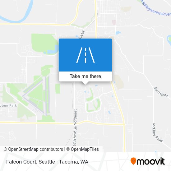 Mapa de Falcon Court