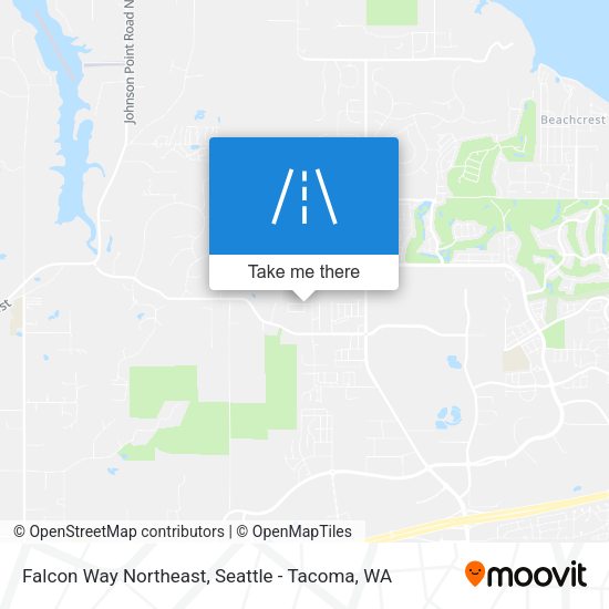 Mapa de Falcon Way Northeast