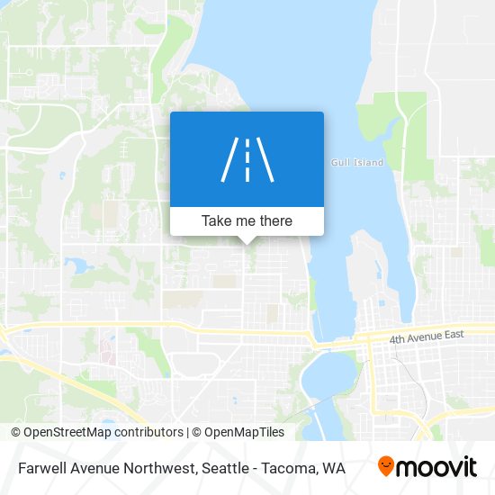 Mapa de Farwell Avenue Northwest