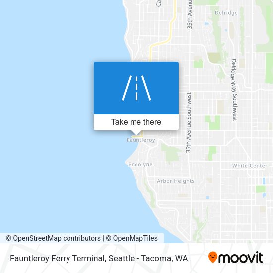 Fauntleroy Ferry Terminal map