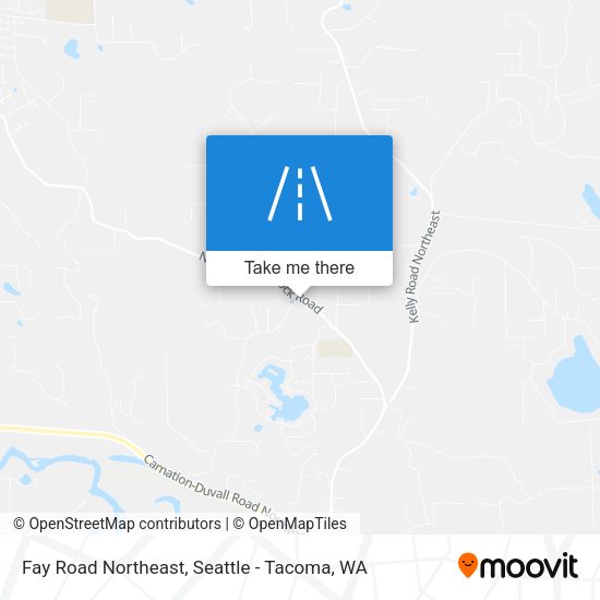 Fay Road Northeast map