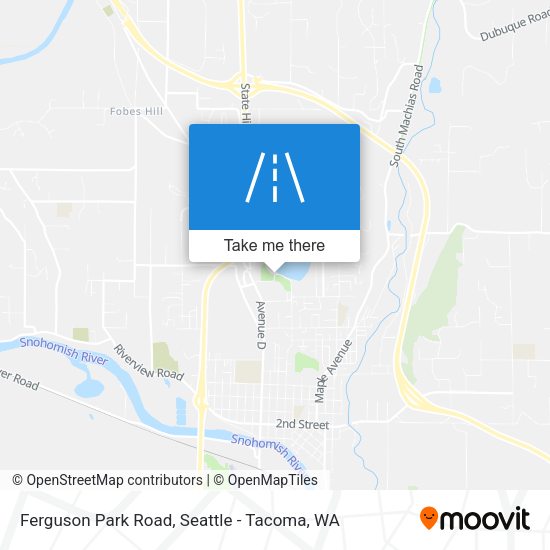 Ferguson Park Road map