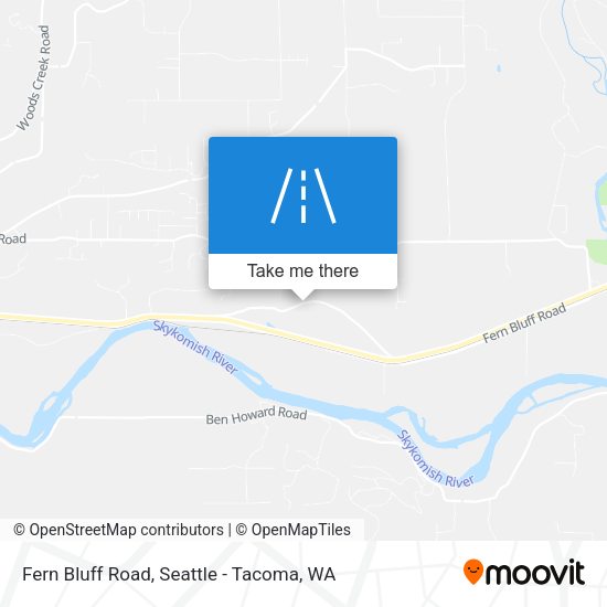 Mapa de Fern Bluff Road