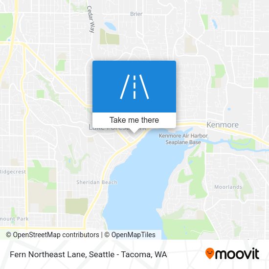 Fern Northeast Lane map
