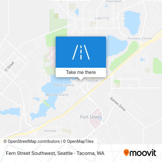Fern Street Southwest map