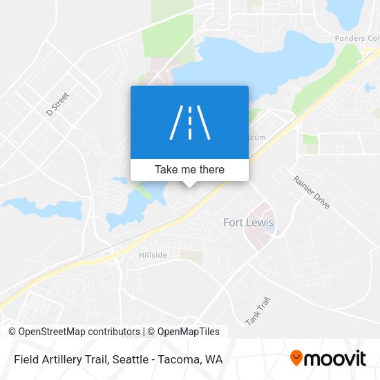 Mapa de Field Artillery Trail