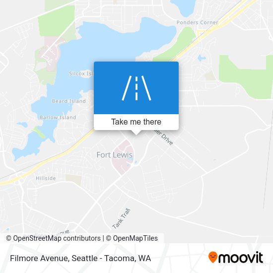 Mapa de Filmore Avenue