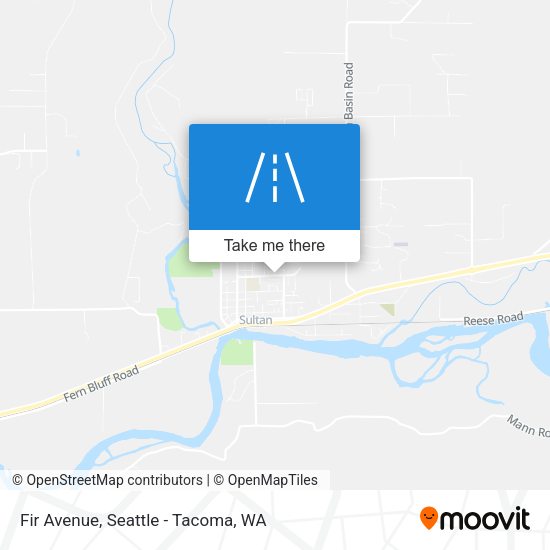 Fir Avenue map
