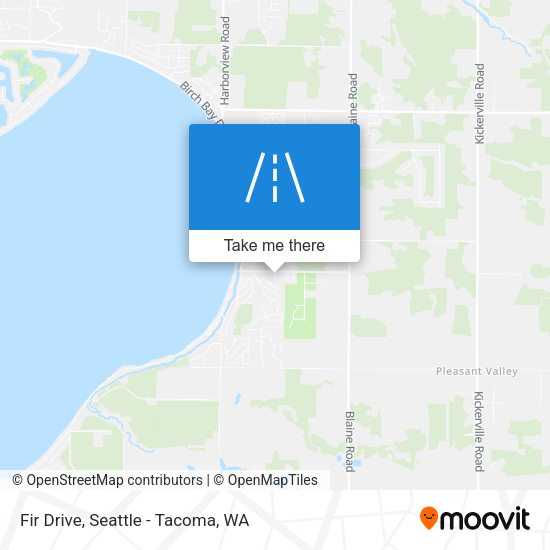 Fir Drive map