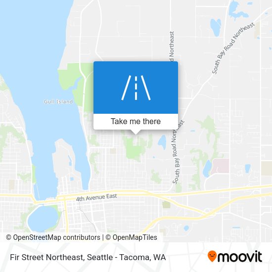 Mapa de Fir Street Northeast