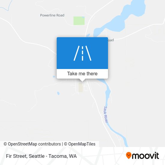 Fir Street map
