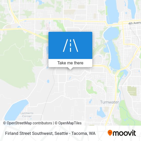 Firland Street Southwest map