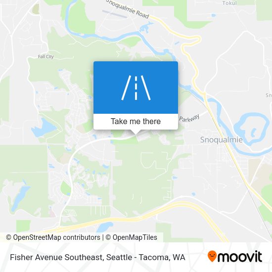 Fisher Avenue Southeast map