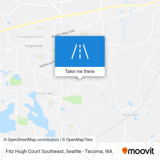 Fitz Hugh Court Southeast map